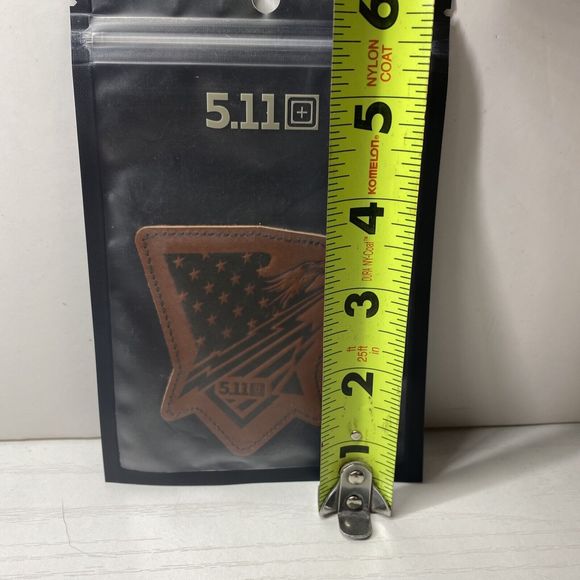 5.11 ELECTRIC EAGLE‎ PATCH LEATHER HOOK BACKING - Picture 4 of 4